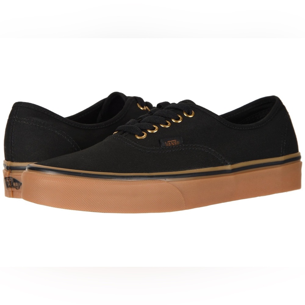 VANS AUTHENTIC CORE CLASSIC BLACK/GUM RUBBER SZ8
